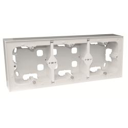 10995_ABR: Trojit montna krabica na povrch, biela